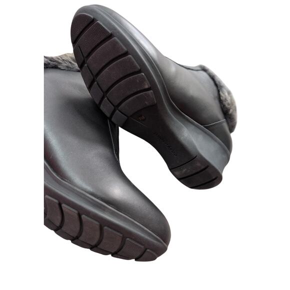 Cozy Chic – Easy Spirit Black Wedge Booties 9.5 - Picture 5 of 5